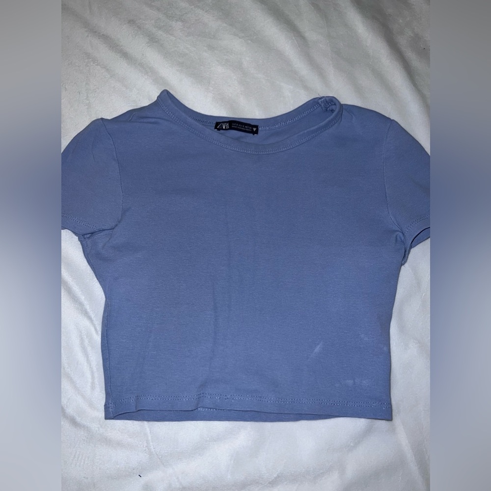 Zara cropped tee